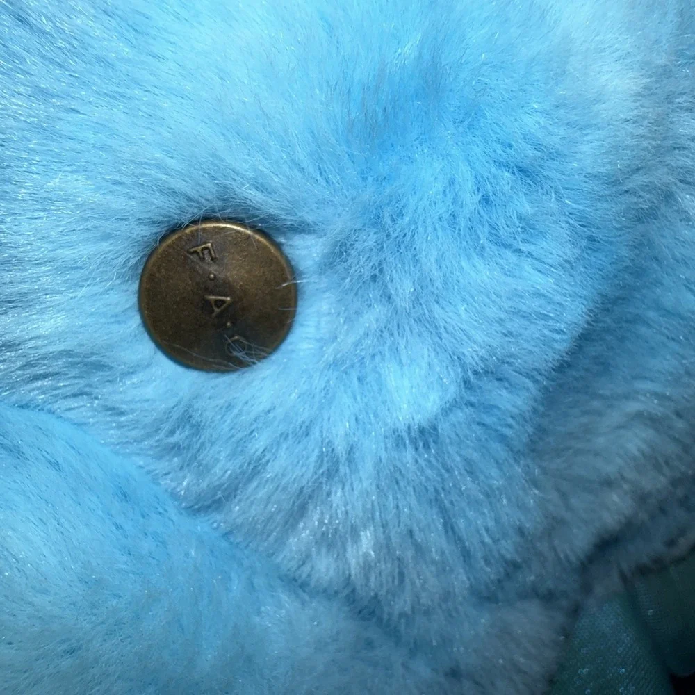 FAO Schwarz‎ Glow Brights Blue Dinosaur Plush 12
